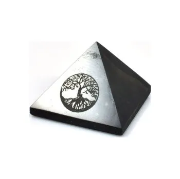 Šungitová pyramida Strom života - laser