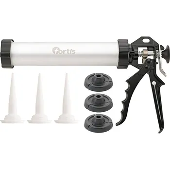 Vytlačovací pistole Kartušová pistole profi s 3 hroty 310ml fortis