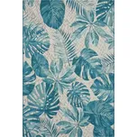 Hanse Home Kusový koberec Flair 105618 Tropical Leaves Turqouise 240x340 cm - SLEVA 3% s kodem radost25