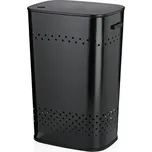 KELA Koš na prádlo sedací Malaga kovový černý 39,5x29,5x57,5cm KL-23964 + ECO Taška z recyklované bavlny v hodnotě 119,-