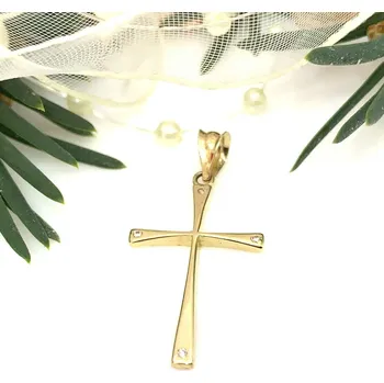 Přívěsek Diante Zlatý přívěsek křížek 59639240