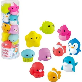 Hračka Měkká vodní zvířátka stříkající vodu (10 ks)