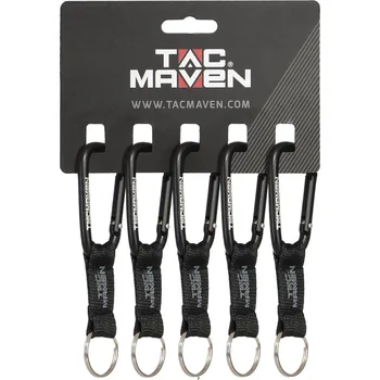 Karabina Tac Maven Carabiner s popruhem 7mm - Black