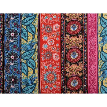 Bavlněná látka / plátno s řidší vazbou orientální