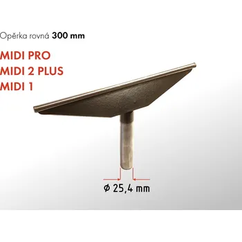 Příslušenstí k soustruhu GURTOOL Opěrka rovná 300 mm | MIDI