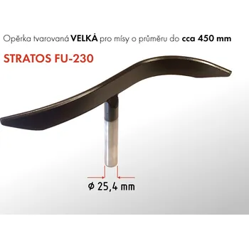 Příslušenstí k soustruhu GURTOOL Opěrka tvarovaná velká | STRATOS FU-230