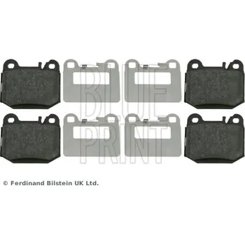 Brzdový systém Sada brzdových destiček, kotoučová brzda BLUE PRINT ADU174221