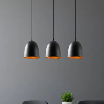 Opviq Závěsné světlo Tattoo 6173, černé, kovové, tříramenné, lineární - Baldachýn – délka 58 cm, šířka 6 cm, výška 4 cm černý 3 x 15 W LED - Doprava zdarma