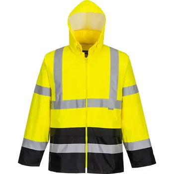Pánské oblečení PW H443 bunda lehká nepromok Hi-Vis žlutá/černá - v. L