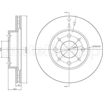 Brzdový kotouč Brzdový kotouč CIFAM 800-496