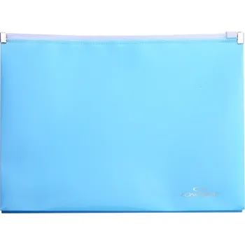 Spisové desky na zip CONCORDE - A4 / pastelová modrá