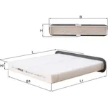 Filtr, vzduch v interiéru KNECHT LA 1361