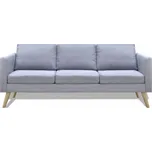 3-místná pohovka látka / dřevo Dekorhome