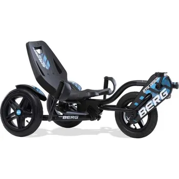 Dětské šlapadlo Šlapací motokára BERG STREET-X UNI Černá, Modrá, Bílá