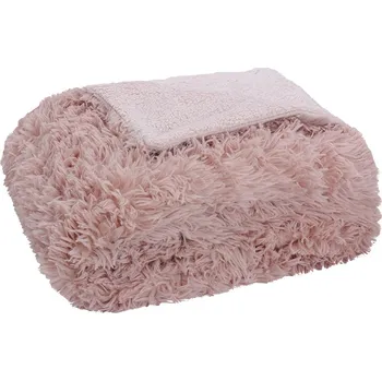 Dětská deka Oboustranná deka LOGA starorůžová