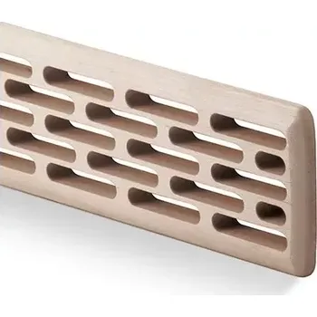 Větrací mřížka Větrací mřížka dřevěná s frézováním cik-cak - olše