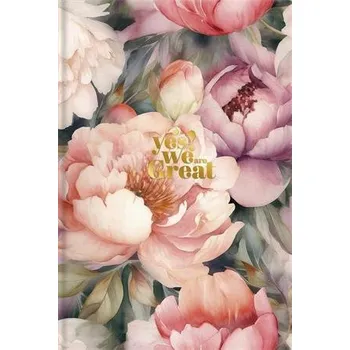 Skicák Yes! Were great!, květiny, A5, čistý, 80 listů, SHKOLYARYK A5-3C-064-381