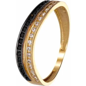 Prsten Zlaton Prsten žluté zlato s kameny vel. 54 1.7g 000170905242