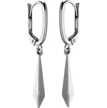 Náušnice Zlaton Náušnice bílé zlato visací 3.3cm 1.6g 000640902245