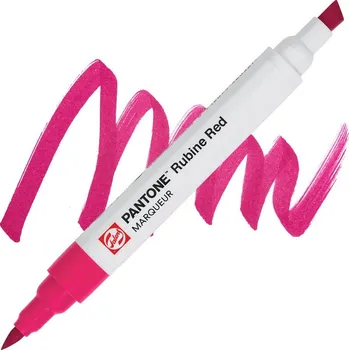 ROYAL TALENS Pigmentový fix PANTONE Duo Tip, 910 Rubine Red