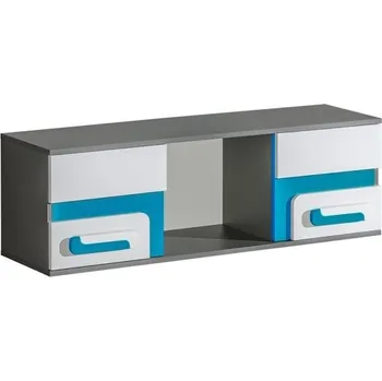 police Police, regál Apettita 10 Dub jasný/bílá 1