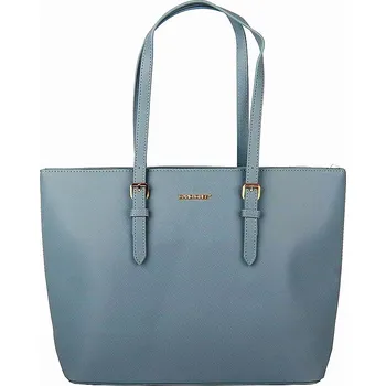 Velká kabelka na rameno David Jones CM6738 modro-zelená na formát A4