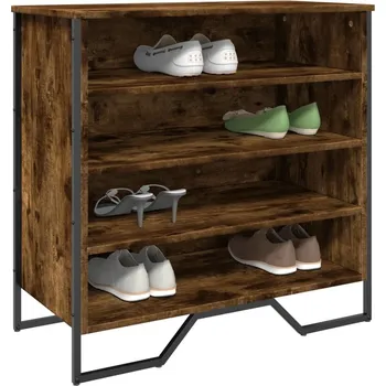 Botník vidaXL Botník 80 x 38 x 78 cm kompozitní dřevo [848652] Barva: kouřový dub