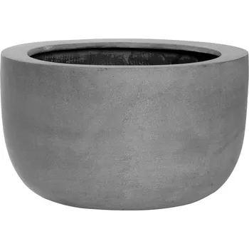 Květináč Sunny Grey M - Ø 33 cm / V 20 cm