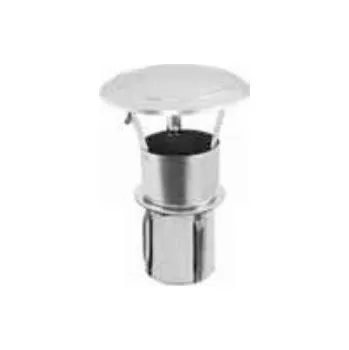 Kouřovod Karl nerezová komínová stříška - redukce do komína, průměr 150mm