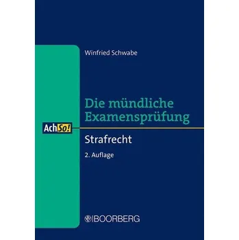 Strafrecht - Schwabe, Winfried [DE] (2024, Brožovaná, Boorberg, R. Verlag)
