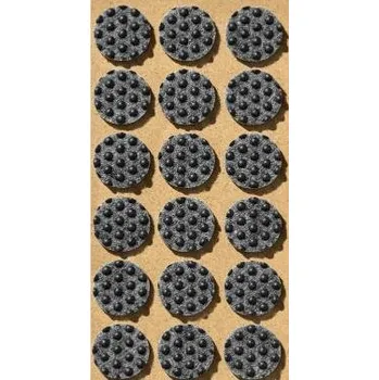 Podložka pod nábytek Samolepicí filc-kulatý, ⌀25mm (18ks/arch)-šedý