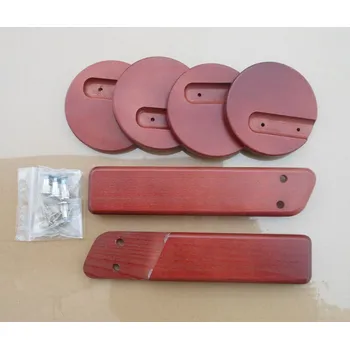 Jídelní židlička Jitro Područky + stabilizační botky - Mahagon