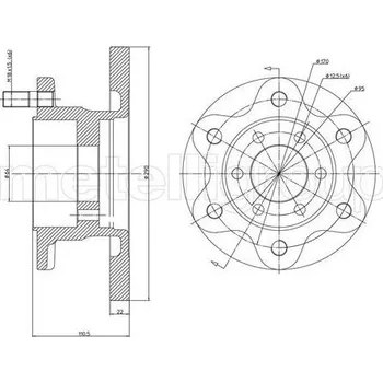 Brzdový kotouč Brzdový kotouč CIFAM 800-909