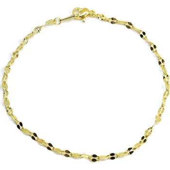 Náramek Ocelový náramek zlacený Naira - 15 + 3 cm