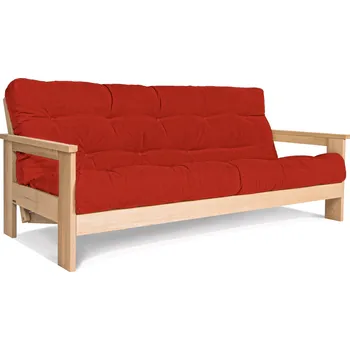 Pohovka Rozkládací pohovka MEXICO 02 210 cm z masivu/červená