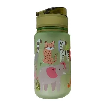 Nerozbitná dětská láhev s víčkem 350ml - Zooniverse