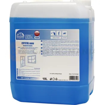 NANO - prostředek na bázi alkoholu pro čištění a údržbu skla a zasklení 10 l | DOLPHIN, CRYSTAL Nano