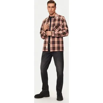 Pánská košile Mustang Košile Dayton 1015622 Béžová Regular Fit XXL