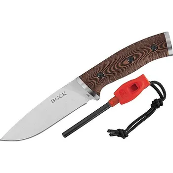 Pracovní nůž Buck Selkirk, pevný nůž s pouzdrem a křesadlem 0863BRS