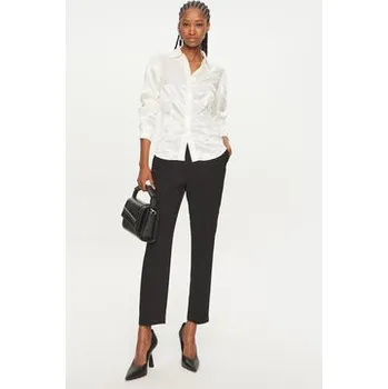 Dámské kalhoty PINKO Kalhoty z materiálu Parano 102861 A213 Černá Regular Fit 38