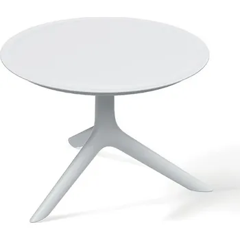 Nábytek Prosperplast Nízký kulatý stůl RIMO 593x570x405 - barva: bílá