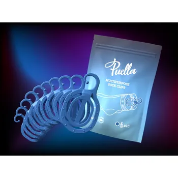 Puella Multifunkční párovače ponožek, modré, 10 ks Variant: 1 balení (10 ks)