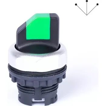 tlačítko Noark 105679 Ex9P1 S3 g Hlavice přepínače třípolohová, s aretací, zelená (Noark 105679 Ex9P1 S3 g)