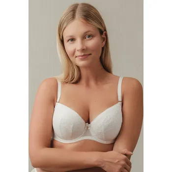 Podprsenka Krémová push-up podprsenka Mefemi Dalia Velikost: 75C