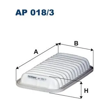 Vzduchový filtr Vzduchový filtr FILTRON AP 018/3