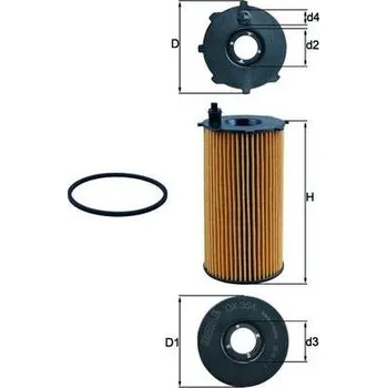 Olejový filtr Olejový filtr MAHLE OX 354D