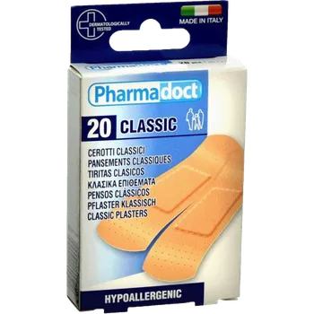 Náplast Pharmadoct náplast elastická hypoalergenní 20 ks