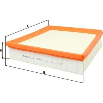 Vzduchový filtr Vzduchový filtr KNECHT LX 4335/1