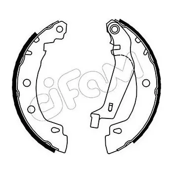 Brzdový systém Sada brzdových čelistí CIFAM 153-353Y
