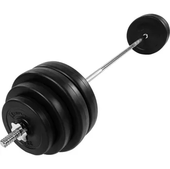 Velká obouruční nakládací činka, betonové kotouče, 60,5 kg